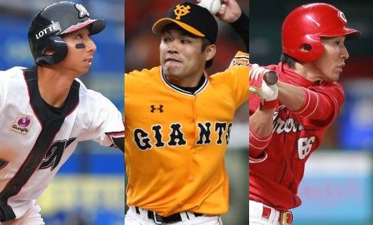 （左から）福田秀平、森福允彦、木村昇吾