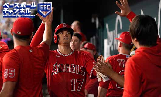 全5打席出塁の活躍を見せた大谷翔平