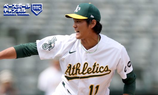 オークランド・アスレチックスで登板する藤浪晋太郎投手
