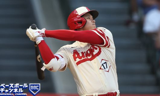 第34号本塁打を放ったエンゼルス・大谷翔平