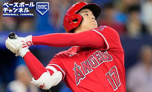 惜しくもホームランを逃した大谷翔平