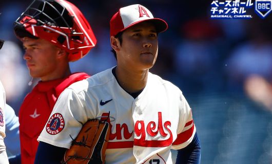緊急降板するエンゼルス・大谷翔平