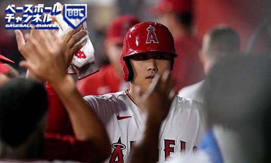 第40号ホームランを放った大谷翔平
