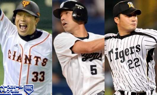 （左から）石井義人、和田一浩、呉昇桓