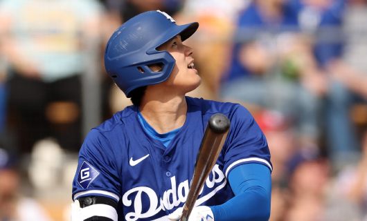 シカゴ・ホワイトソックス戦に出場するロサンゼルス・ドジャースの大谷翔平選手