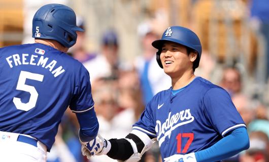 シカゴ・ホワイトソックス戦に出場するロサンゼルス・ドジャースの大谷翔平選手