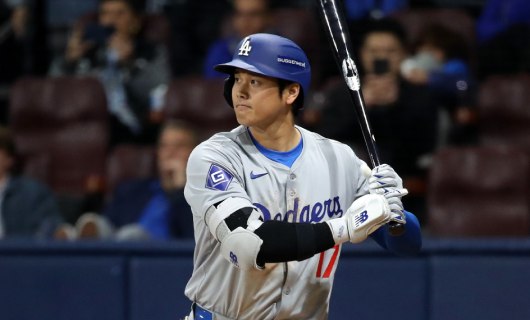サンディエゴ・パドレスとの開幕戦に「2番・指名打者（DH）」でスタメン出場するロサンゼルス・ドジャースの大谷翔平選手