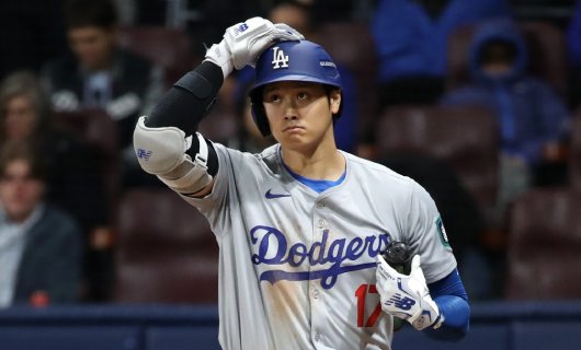 サンディエゴ・パドレスとの開幕戦に「2番・指名打者（DH）」でスタメン出場するロサンゼルス・ドジャースの大谷翔平選手