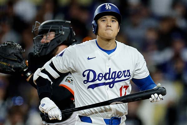 ドジャースの大谷翔平