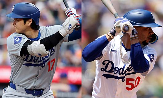 ロサンゼルス・ドジャースの大谷翔平、ムーキー・ベッツ