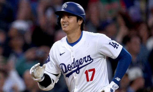 第13号本塁打を放ったドジャース・大谷翔平
