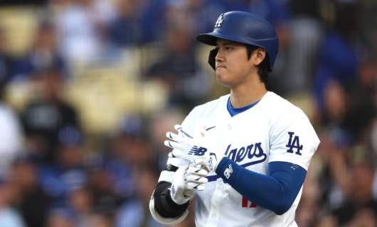 アリゾナ・ダイヤモンドバックス戦に「2番・指名打者（DH）」でスタメン出場するロサンゼルス・ドジャースの大谷翔平選手