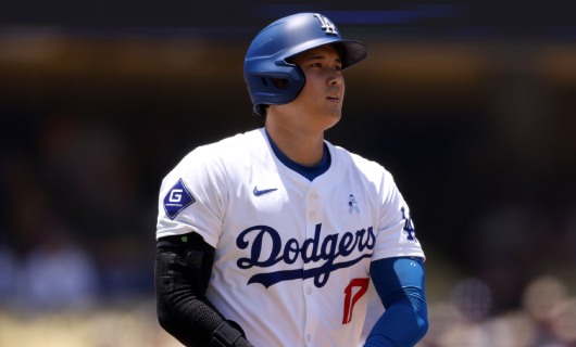カンザスシティ・ロイヤルズ戦に「2番・指名打者（DH）」でスタメン出場するロサンゼルス・ドジャースの大谷翔平選手