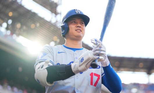フィラデルフィア・フィリーズ戦に「1番・指名打者（DH）」でスタメン出場するロサンゼルス・ドジャースの大谷翔平選手