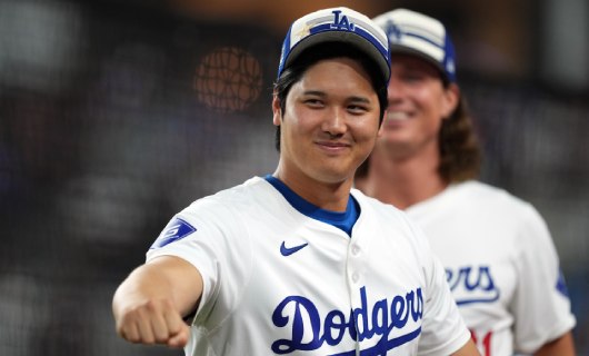 オールスターゲームの前日に登場したロサンゼルス・ドジャースの大谷翔平選手