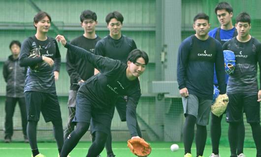 日本ハム　トレ合同自主トレーニング
