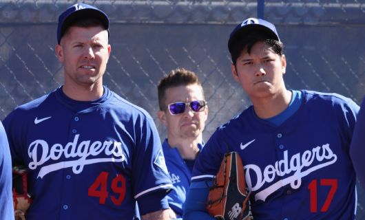 ロサンゼルス・ドジャースのブレイク・トライネン投手