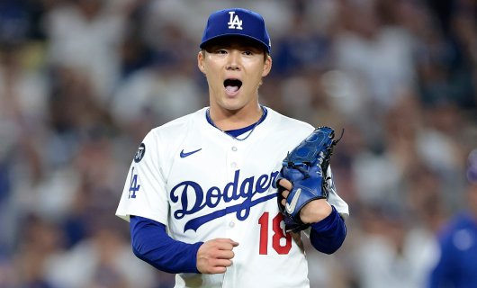 声を上げるドジャース山本由伸