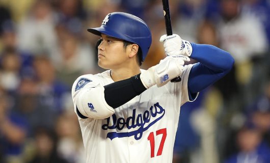 アトランタ・ブレーブス戦に「1番・指名打者（DH）」でスタメン出場するロサンゼルス・ドジャースの大谷翔平選手