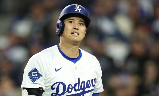 アトランタ・ブレーブス戦に「1番・指名打者（DH）」でスタメン出場するロサンゼルス・ドジャースの大谷翔平選手