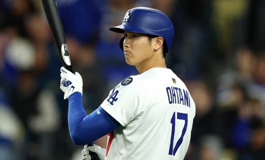 アトランタ・ブレーブス戦に「1番・指名打者（DH）」でスタメン出場するロサンゼルス・ドジャースの大谷翔平選手