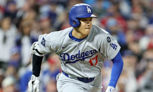 フィラデルフィア・フィリーズ戦に「1番・指名打者（DH）」で出場するロサンゼルス・ドジャースの大谷翔平選手